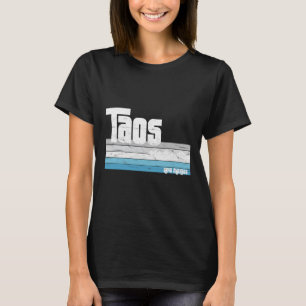 Taos New Mexico Nm Retro Vintage Skiing Hiking Mou T-Shirt