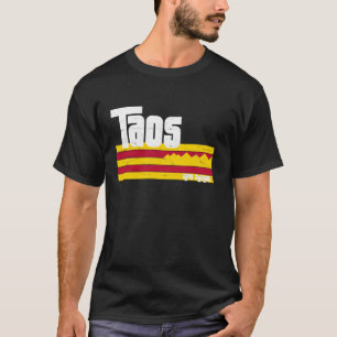 Taos New Mexico NM Retro Vintage Skiing Hiking Mou T-Shirt