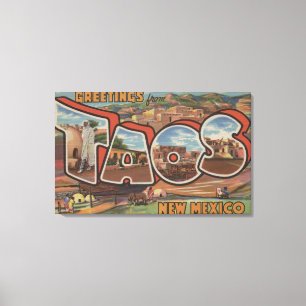 Taos, New MexicoLarge Letter ScenesTaos, NM Canvas Print
