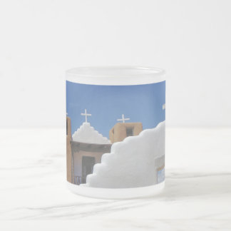 Taos Pueblo Church frosted Coffee Mug