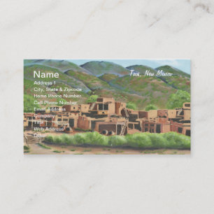 Taos Pueblo, New Mexico Business Card
