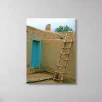 Taos Pueblo New Mexico Photograph Canvas Print