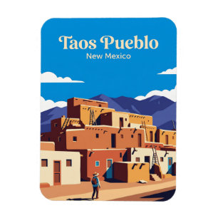 Taos Pueblo USA Magnet