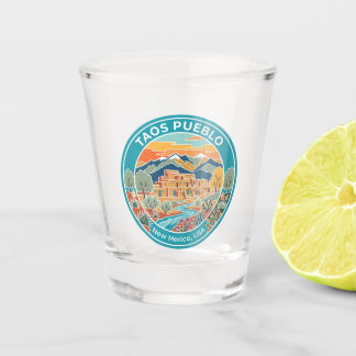 Taos Pueblo USA Shot Glass