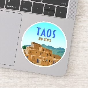 Taos Pueblos New Mexico Vintage