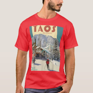 Taos Ski Valley New Meico USA Travel Snow Skiing A T-Shirt
