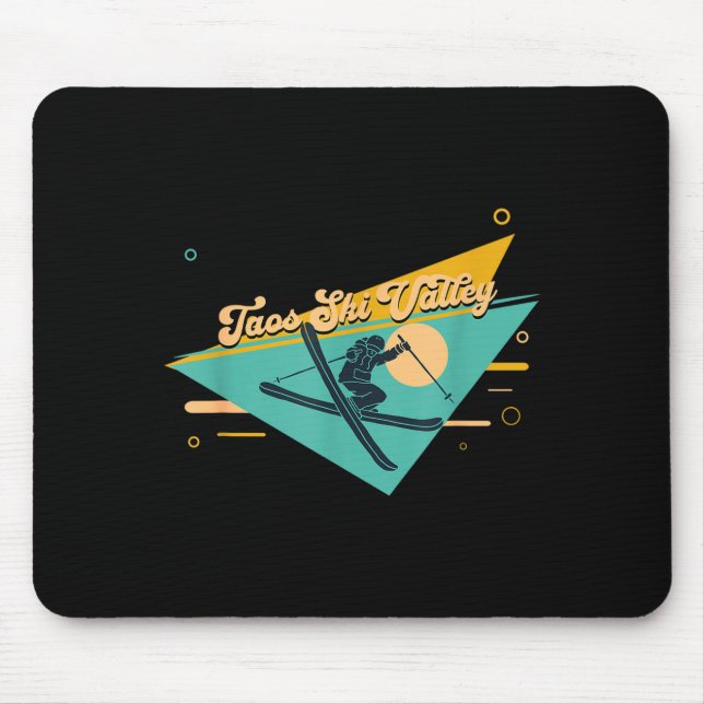 Taos ski valley new mexico skiing  mouse pad (Front)