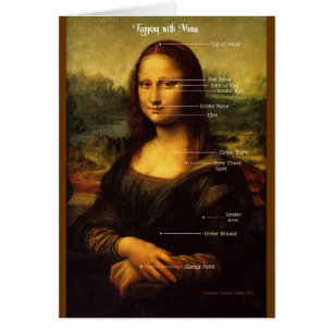 Tap Along with Mona Lisa customise your card