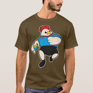 Tap as Handball player with Handball T-Shirt