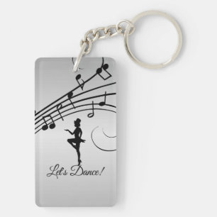 Tap Dance 3 Key Ring