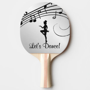 Tap Dance 3 Let's Dance Ping Pong Paddle