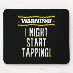 Tap Dance Dancing Rhythm Soft-shoe Tapping Shoes D Mouse Pad