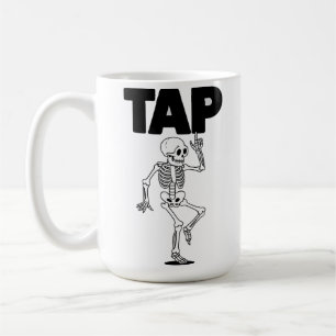 Tap Dance Lover Skeleton Dancing Teacher Dancer Coffee Mug