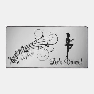 Tap Dance Personal Name Desk Mat