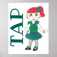 TAP Dance Recital Studio School Decor Art Tapdance