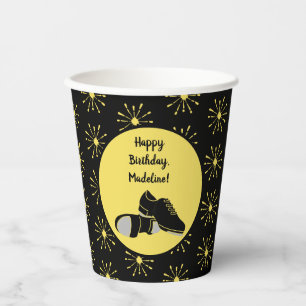 Tap Dance Shoes Tap Dancers Party Paper Cups