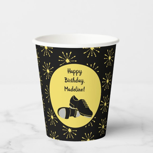 Tap Dance Shoes Tap Dancers Party Paper Cups (Front)