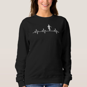 Tap Dance Teacher Tap Dance Instructor Heartbeat L Sweatshirt