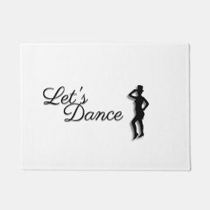Tap Dancer Let's Dance Doormat