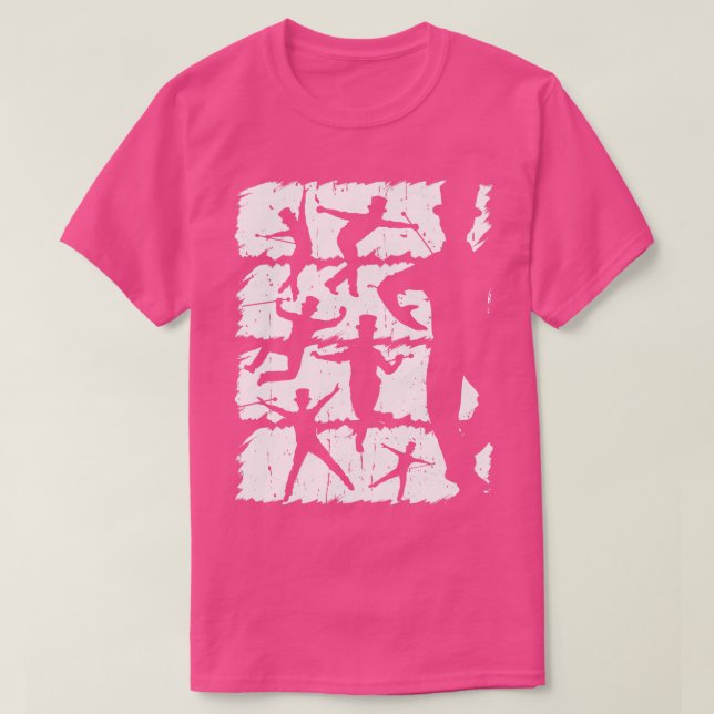 Tap Dancer Silhouette Dancing T-Shirt (Design Front)
