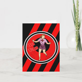 Tap Dancing Card