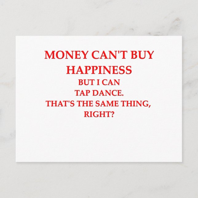 TAP DANCING POSTCARD (Front)