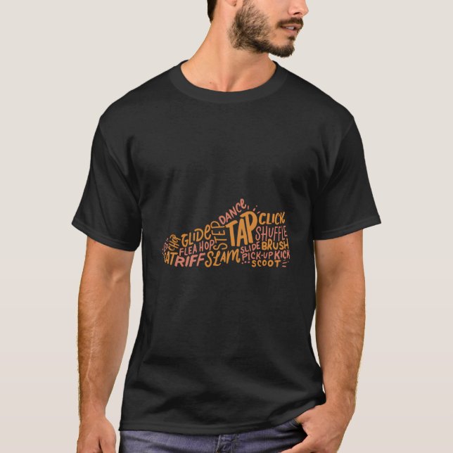 Tap Dancing Shoe Terms -Tap Dance Fun Tap Dancer T-Shirt (Front)