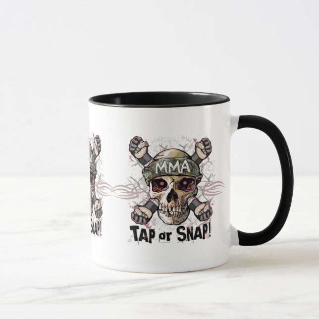 Tap or Snap MMA Skull Gear Mug (Right)
