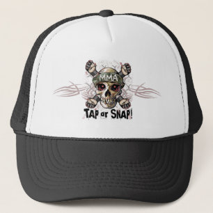 Tap or Snap MMA Skull Gear Trucker Hat