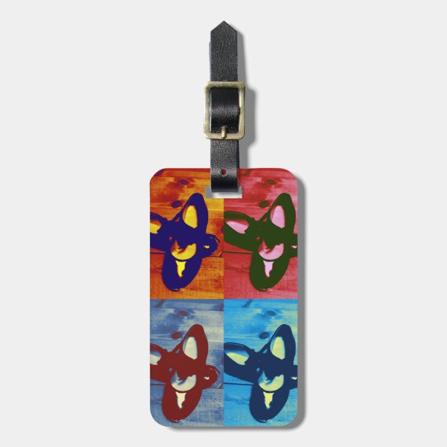 Tap Shoes Pop Art Luggage Tag (Front Vertical)