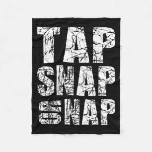 Tap Snap Or Nap Funny Brazilian Jiu Jitsu Karate Fleece Blanket