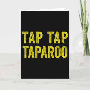 Tap Taparoo Motivational Hockey Fun Men Women Card