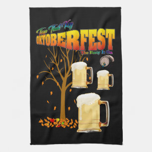Tap That Keg II - Oktoberfest Tea Towel