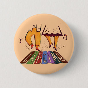 Tap Time 6 Cm Round Badge