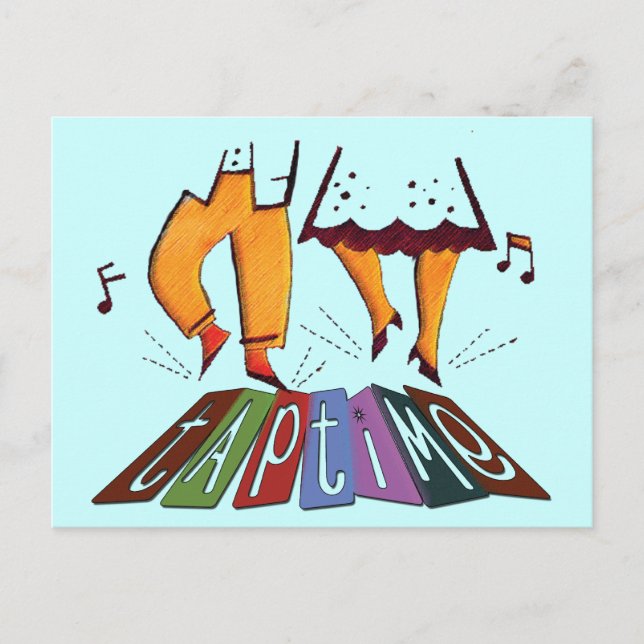 Tap Time Postcard (Front)