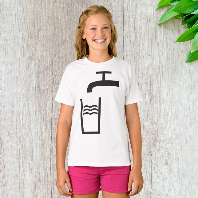 Tap Water Symbol T-Shirt (Creator Uploaded)