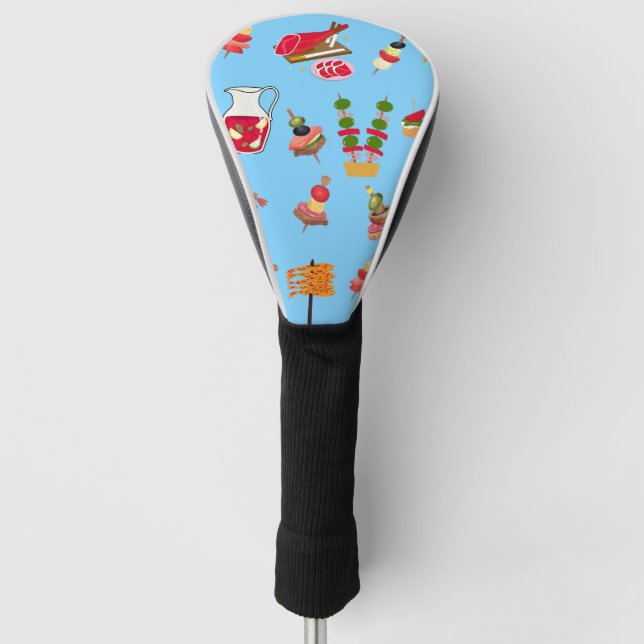 Tapas Party Golf Head Cover (Front)