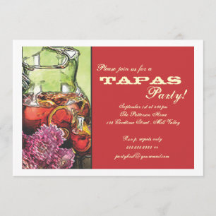 Tapas Party Invitation