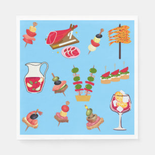  Tapas Party Napkin