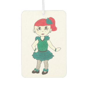 Tapdancing Tap Dance Recital Girl Dancer Costume Car Air Freshener