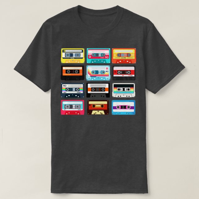Tape Cassettes T-Shirt (Design Front)