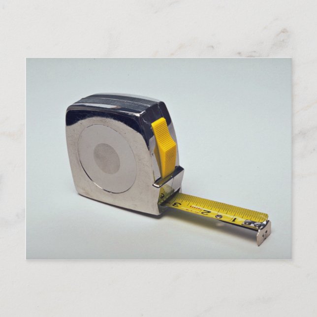 Tape for measuring objects postcard (Front)