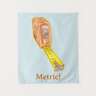 Tape measure metric system measuring tape tapestry