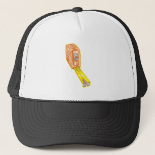 Tape measure metric system measuring tape trucker hat