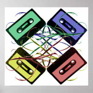 Tape Pattern Poster