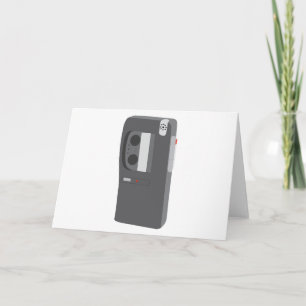 Tape Recorder ~ Retro Cassette Player Card