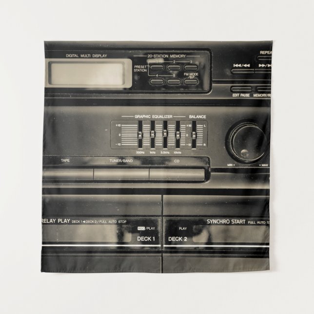 Tape recorder tapestry (Front)