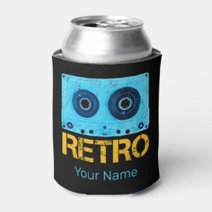 Tape Retro Look For Vintage Cassette 80s Party Can Cooler