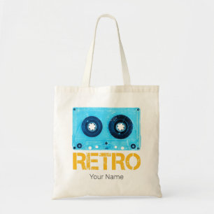 Tape Retro Look For Vintage Cassette 80s Party Tote Bag
