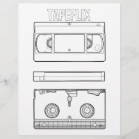Tapeflix - Colouring page.
